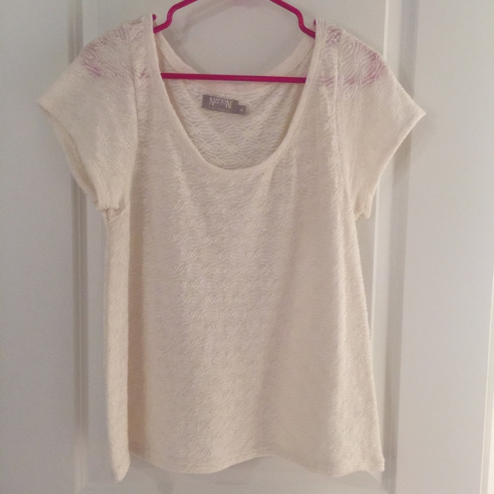 NWOT Nation LTD Textured Top